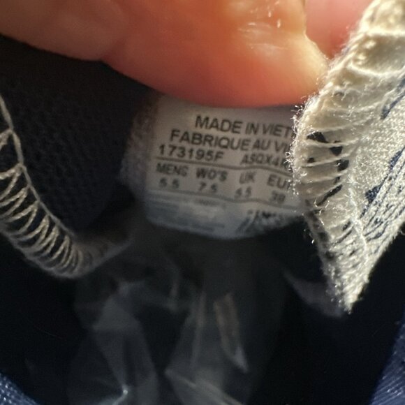 New Converse All-Star High Tops Blue Patchwork Paisley Size M 5.5 W 7.5 173195f - Picture 7 of 9